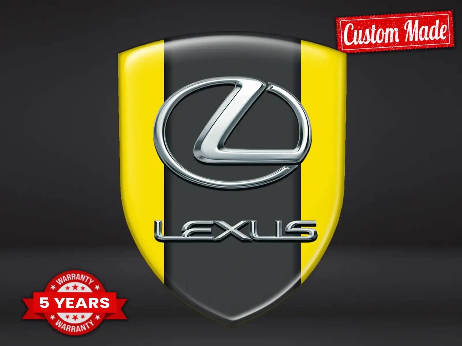 Lexus Decalcomanie Auto su Misura Resistenti Pregiate Pro